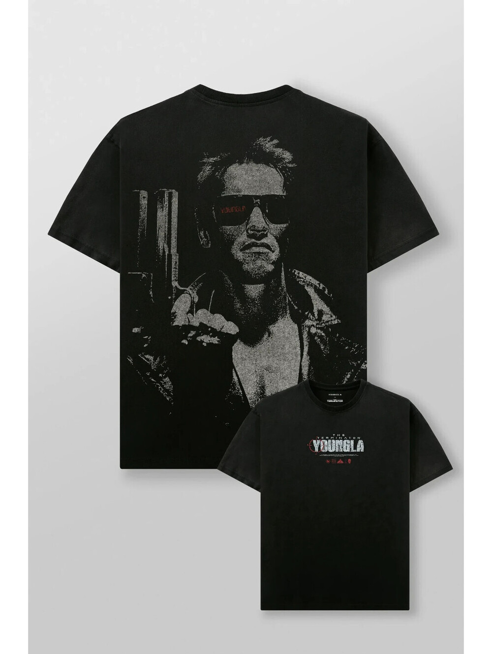 YoungLA- Medium- 4088 - Terminator Tees- No Mercy- Sold Out!